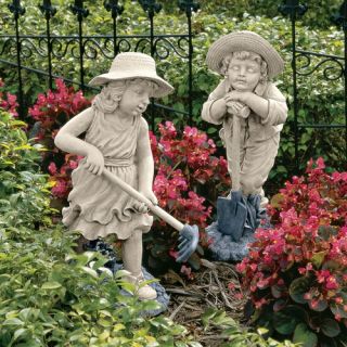 design toscano young gardeners statue $ 103 94