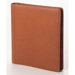 Clava Leather Bridle 3 Ring Binder and Organizer   00 3000TAN