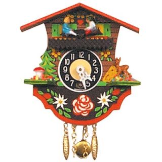 Black Forest Teeter Totter Chalet Clock