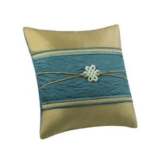 Potala Palace Square Pillow in Green   NA30 1092