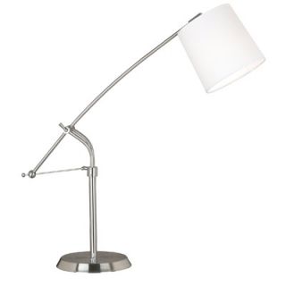 Kenroy Home Reeler Table Lamp in Brushed Steel