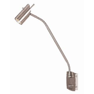 Access Lighting Odyssey Wall Mounted Task Lamp in Brushed Steel