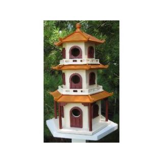 Home Bazaar Signature Pagoda House Bird House   HB 9021S