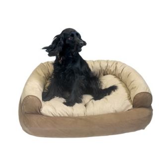 Snoozer Overstuffed Luxury Pet Sofa in Microsuede