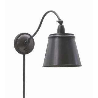 House of Troy Hyde Park Swing Arm Wall Lamp in Oil Rubbed Bronze with