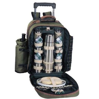 Sutherland Baskets Java Mountain Picnic Trolley in Green