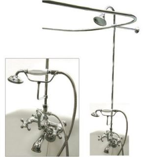Elements of Design Vintage Volume Control Tub and Shower Faucets with