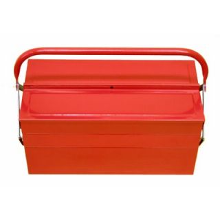 Excel Cantilever Portable Metal Tool Box with 5 Trays