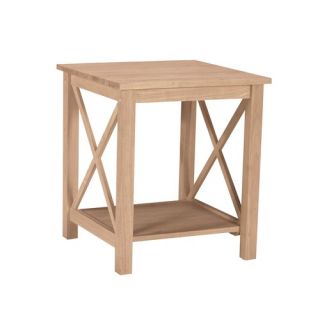 Unfinished Wood End Tables
