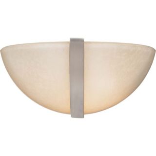 Minka Lavery Wall Sconce with Brushed Nickel Features