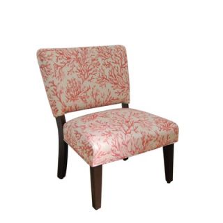 Kinfine Floral Gigi Fabric Slipper Chair   N6939 F971