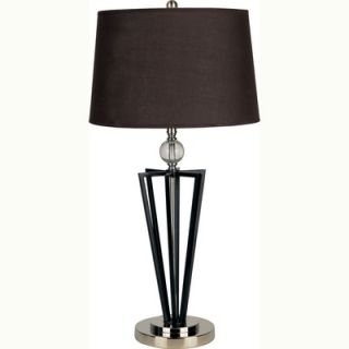 ORE Crystal Ball Table Lamp in Black