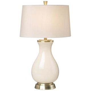 Pacific Coast Lighting Mystic Glaze Table Lamp in Eggshell Crackle