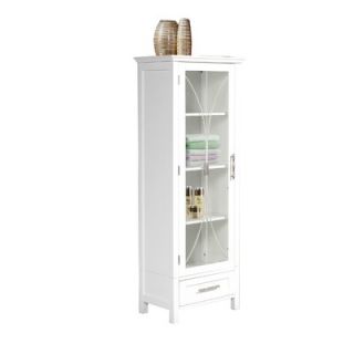 Elegant Home Fashions Mason Linen Cabinet with One Door and One Drawer