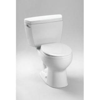 Toto Drake Two Piece Toilet with Insulated Tank and Bolt Down Lid