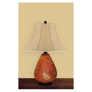 JB Hirsch 22 Floating Leaf Accent Porcelain Table Lamp