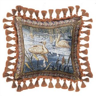 Fine Art Tapestries Verdure with Animals Pillow