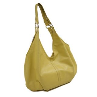 Piel Ladies Large Hobo Bag in Yellow