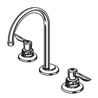  Widespread Bathroom Faucet with Double Lever Handles   6530.140