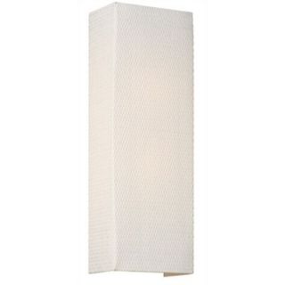 Philips Forecast Lighting Manhattan Wall Sconce in White Grasscloth