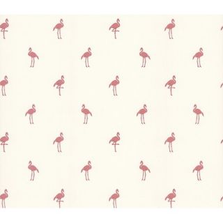  Destinations by the Shore Flamingo Print Wallpaper   144 59643