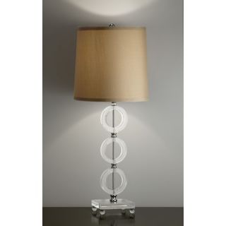 Feiss Christoff One Light Table Lamp in Polished Nickel