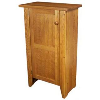 Manchester Wood Short Jelly Cabinet in Golden Oak