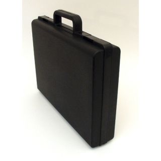 Platt Slick Large Attache Case in Black  