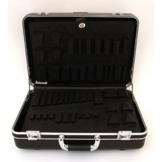 Platt Deluxe Polyethylene Tool Case with Chrome Hardware in Black 13