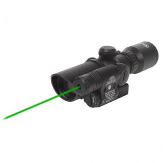 Firefield 1.5 5 Rifle Scope with Attached Green Laser