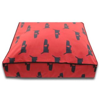 Rectangle Bed with Easy Wash Cover in Funky Mutt
