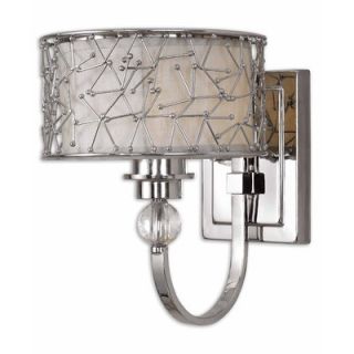 Uttermost CK Generic Brandon One Light Wall Sconce in Nickel Plated