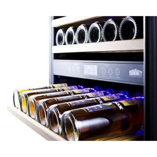 Summit Appliance 157 Bottle Dual Zone Wine Cellar