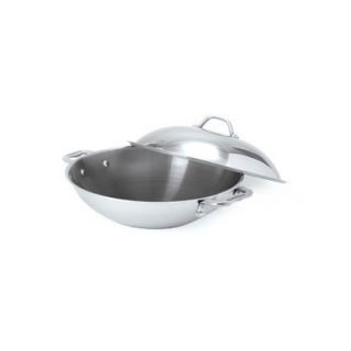 Cuisinox Elite 6.35 Quart Covered Wok with Two Side Handle