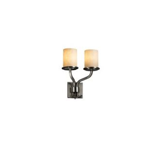 Justice Design Group Clouds Sonoma Two Light Wall Sconce with Shade