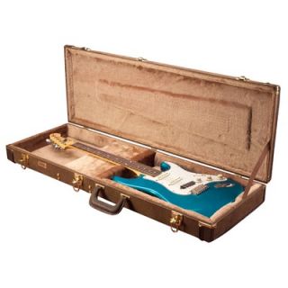 Gator Cases Deluxe Wood Electric Guitar Case in Vintage   GW ELECT