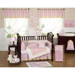 Pink Dragonfly Dreams 9 Piece Crib Bedding Set