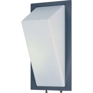 ET2 Zenith Outdoor Wall Sconce with White Acrylic Glass   E21022