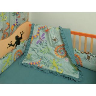 Room Magic Little Lizards 4 Piece Crib Bedding Set