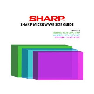 Sharp R520LWK Countertop Microwave in White