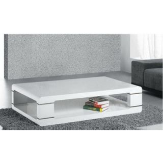 Armen Living Coffee Table   LC802DCOWH