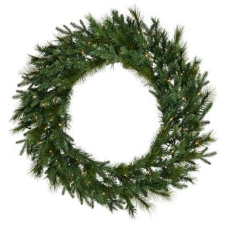 Vickerman Glacier Mixed Pine 60 Wreath with Clear Lights