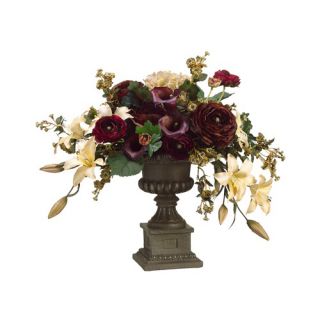 21 Calla Lily, Hydrangea and Lily Floral Arrangement with Urn