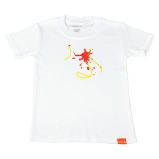 Uh Oh Industries The Messy Line   Sauce Toss Top Shirt in White