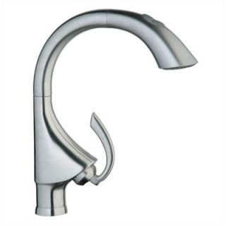 Grohe K4 Single Handle Single Hole Kitchen Faucet with Dual Spray Pull