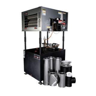 Lanair MX Series 200000 BTU 215 Gallon Waste Oil Heater with Roof
