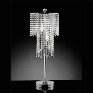 Warehouse of Tiffany 3 Light Crystal Table Lamp