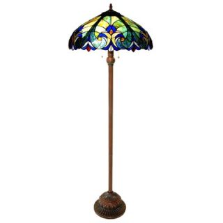 Chloe Lighting Tiffany Style Victorian Floor Lamp 306 Glass Pieces