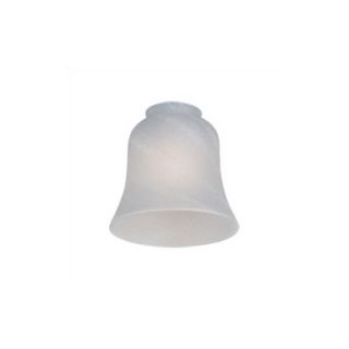  25 Neck Frost Glass Fluted Bell Shade with White Frost Design   213