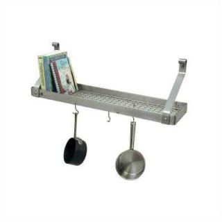 Enclume Bookshelf Pot Rack  Stainless Steel   PR8b (SS)